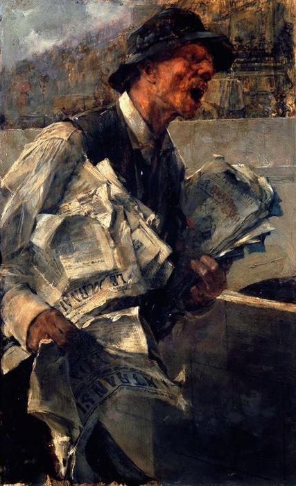 Newspaperman In Paris (also Known As The Newspaper) — Ђовани Болдини