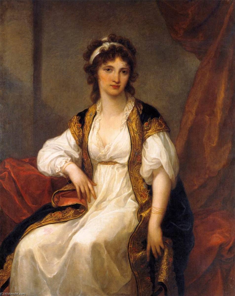 Portrait Of A Young Woman — Angelica Kauffmann (maria Anna Angelika)