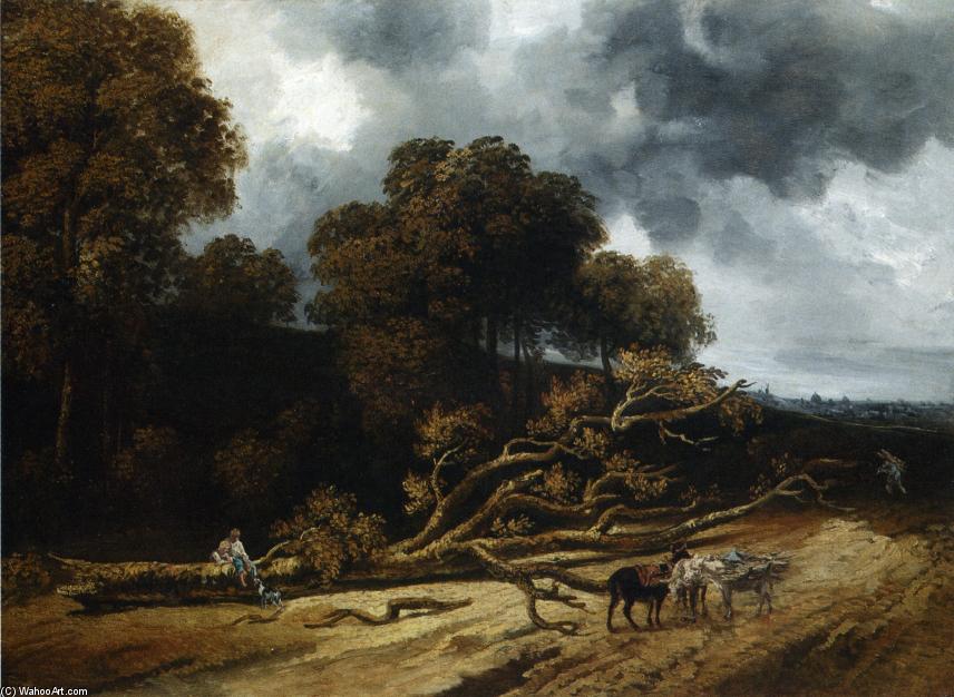 A Landscape With Fallen Trees — Georges Michel