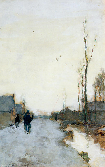 Road Near Noorden — Johan Hendrik Weissenbruch