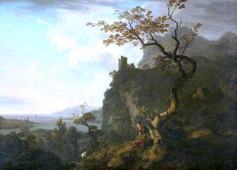 An Evening Landscape With Mercury And Argus — William Ashford