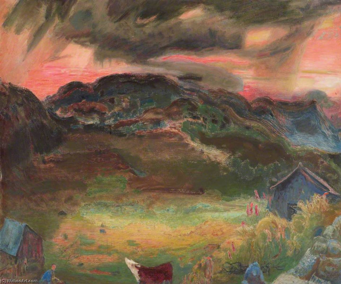 View From The British Camp, Malvern Hills — Raymond James Coxon