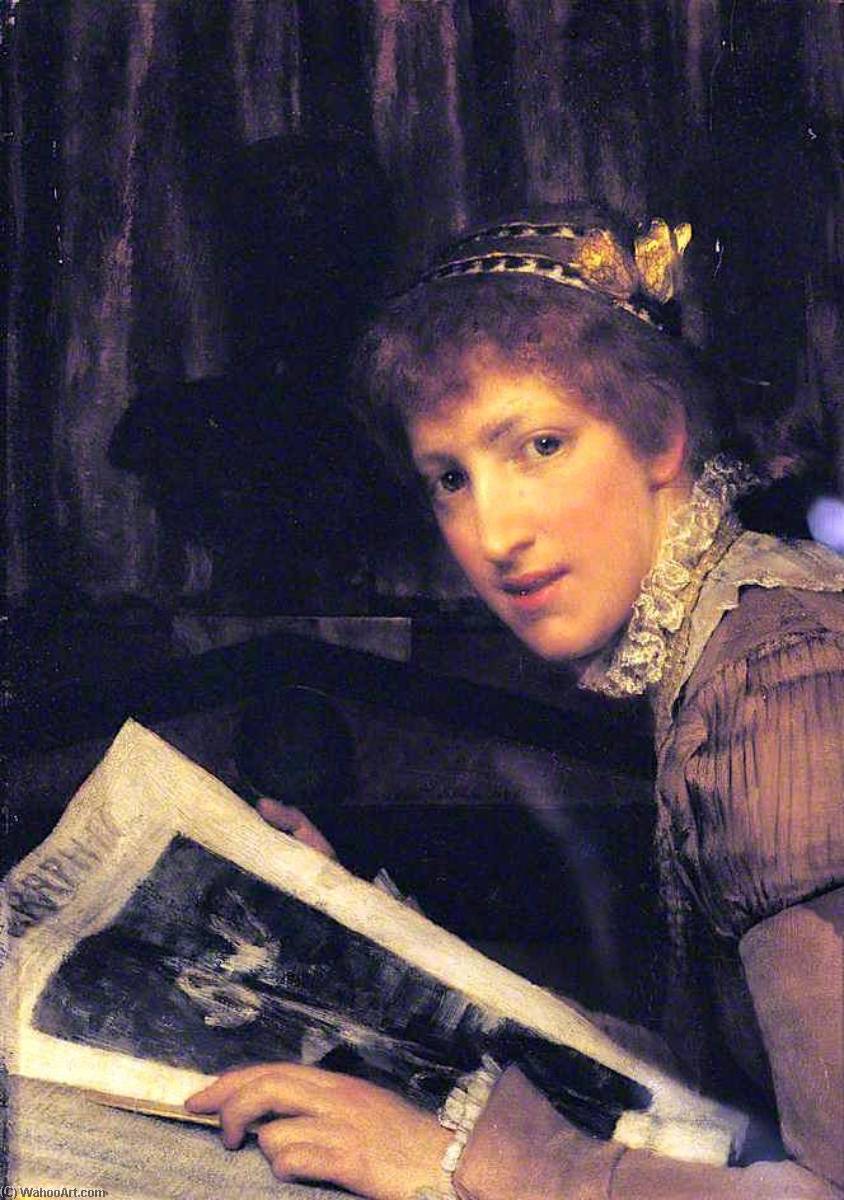 Interrupted A Type Of Feminine Beauty — Lourens Alma Tadema