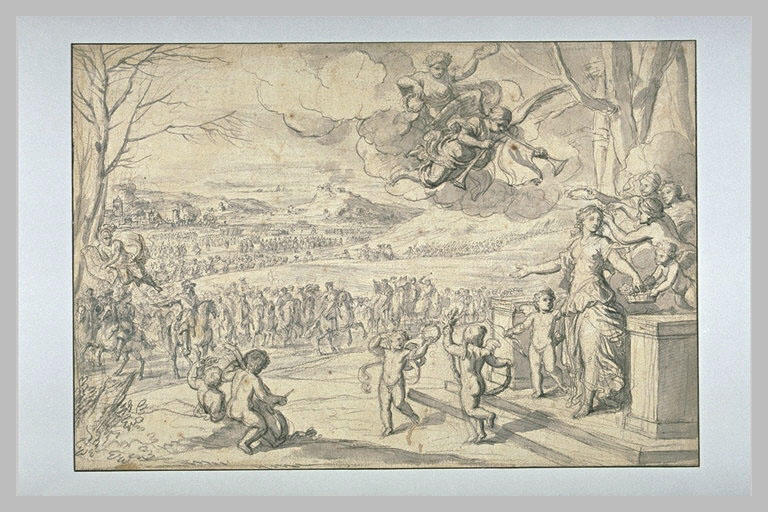 Louis Xiv, Retour De La Guerre — Charles Le Brun