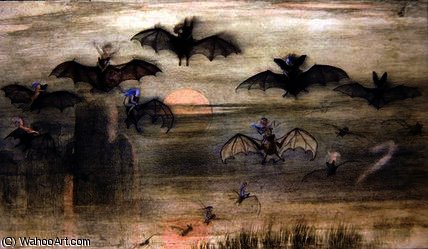 A Flight By Night Of Bats And Elves — Richard Doyle