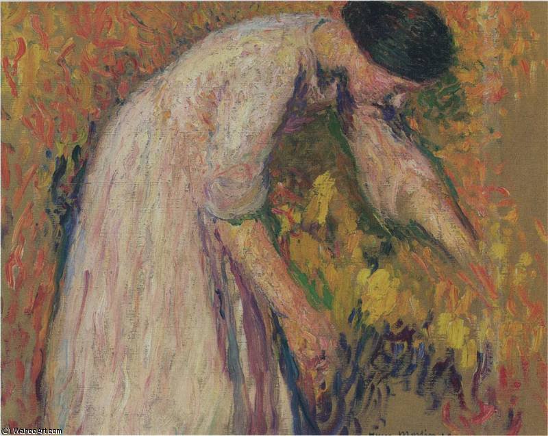 Woman By The Artist — Henri Jean Guillaume Martin
