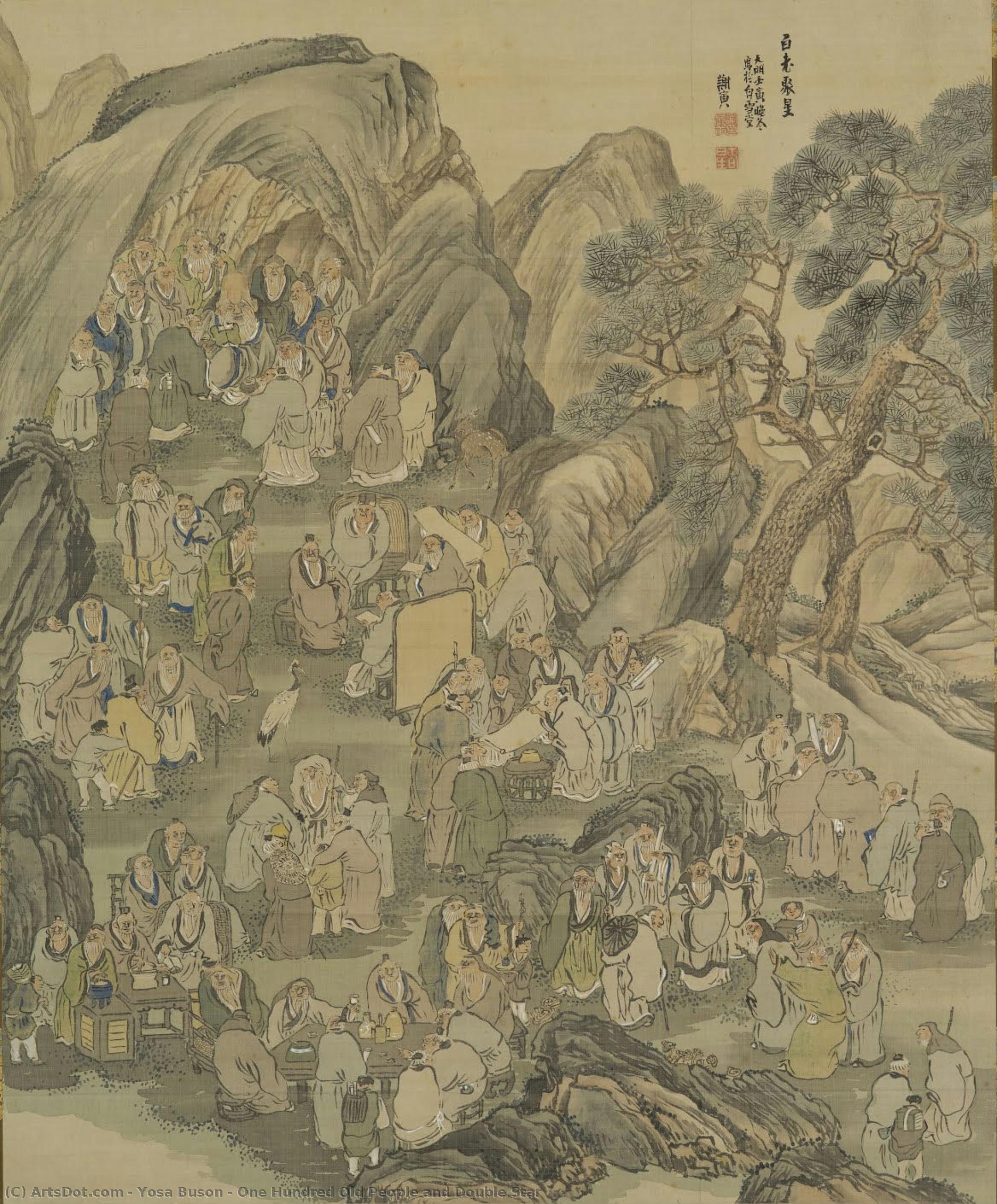 One Hundred Old People And Double Star — Yosa Buson