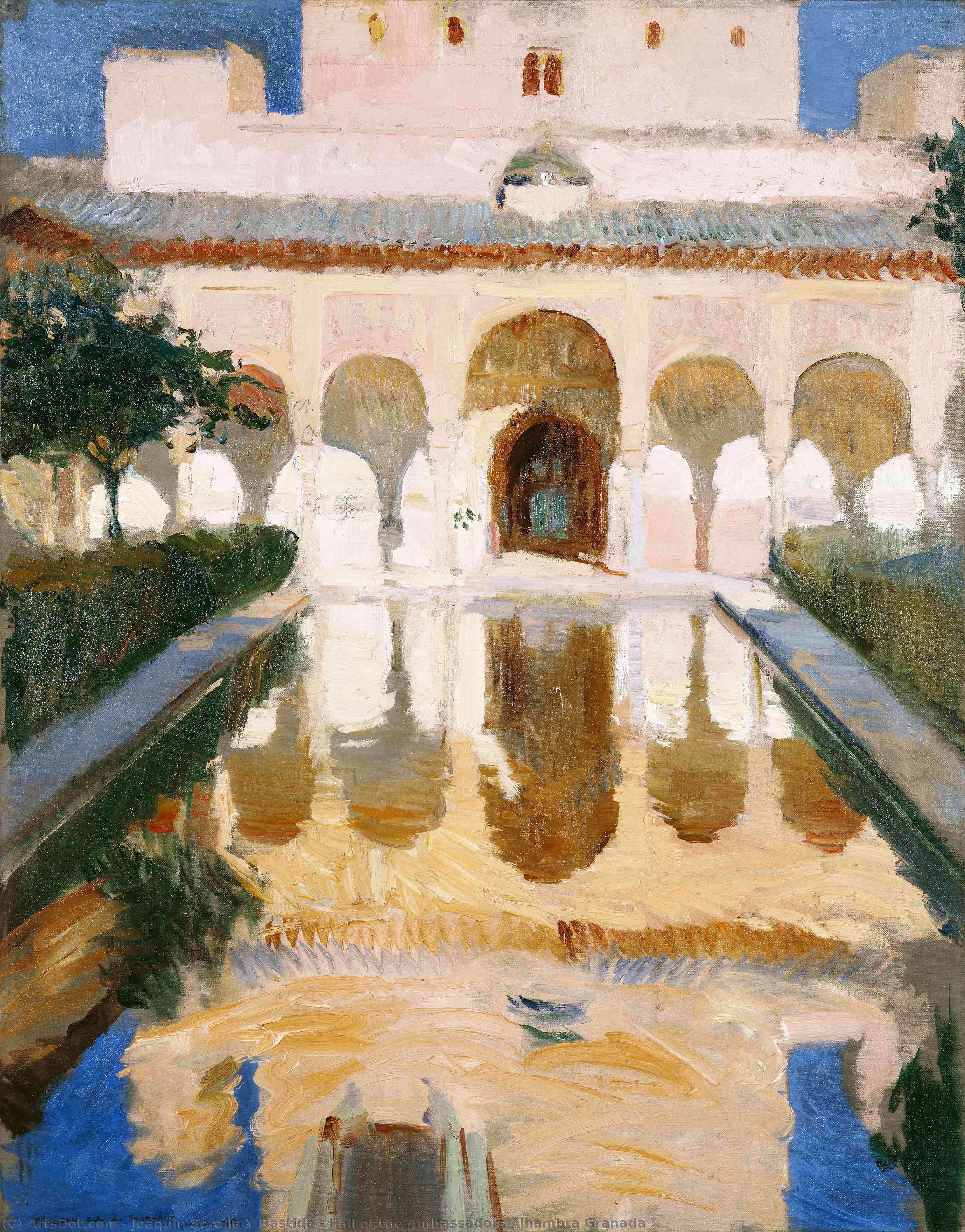 Sala De Los Embajadores Alhambra Granada — Joaquín Sorolla Y Bastida