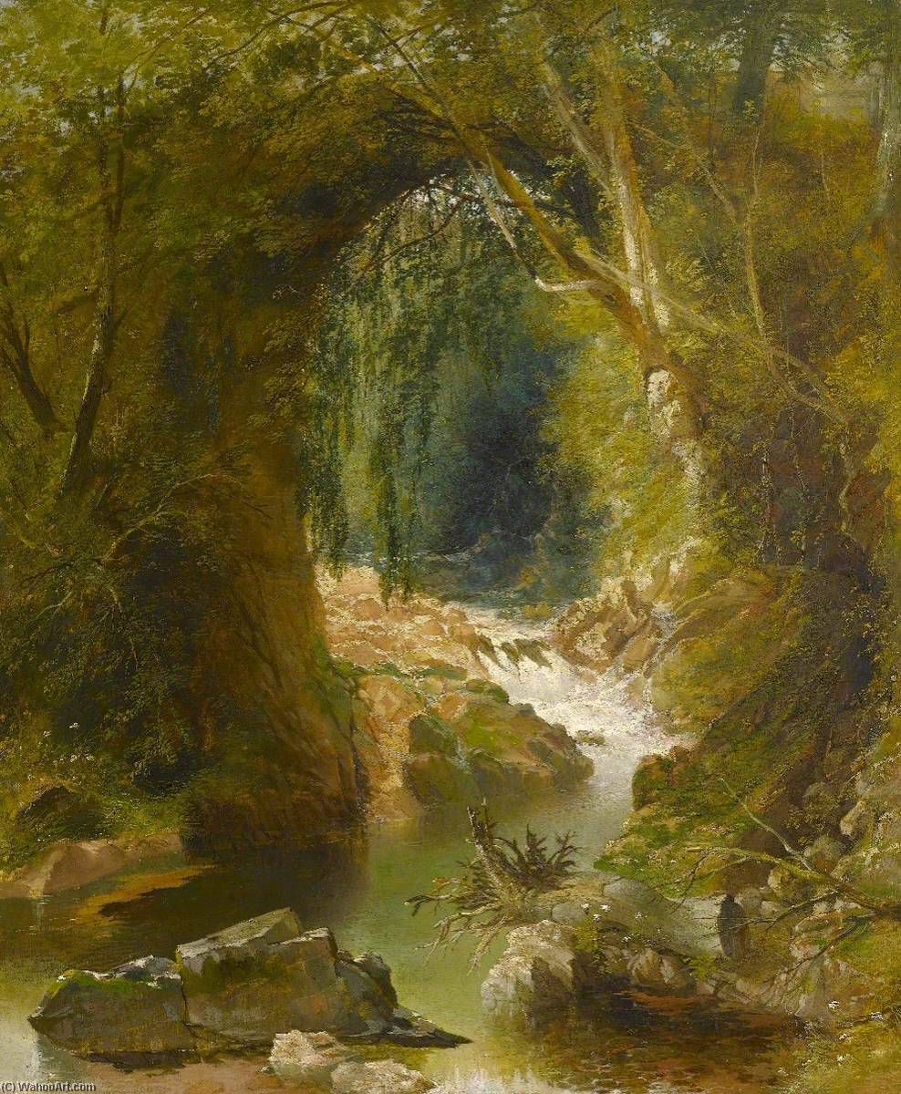 Lydford Bridge On The Avon, Brent, Devon — John Gendall