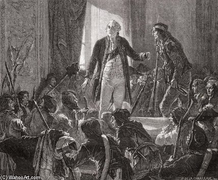 King Louis Xvi Drinks To The Health — Hippolyte De La Charlerie