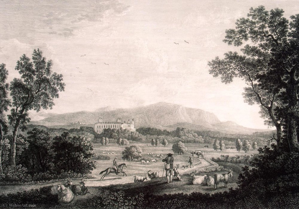 View Of Persano On The Way To Paestum — Georg Abraham Hackert