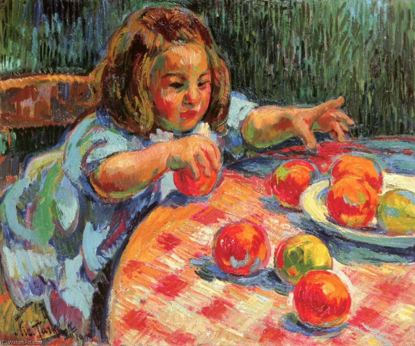 Jean, Son Of The Artist, Playing With Apples — Nicolas Tarkhoff