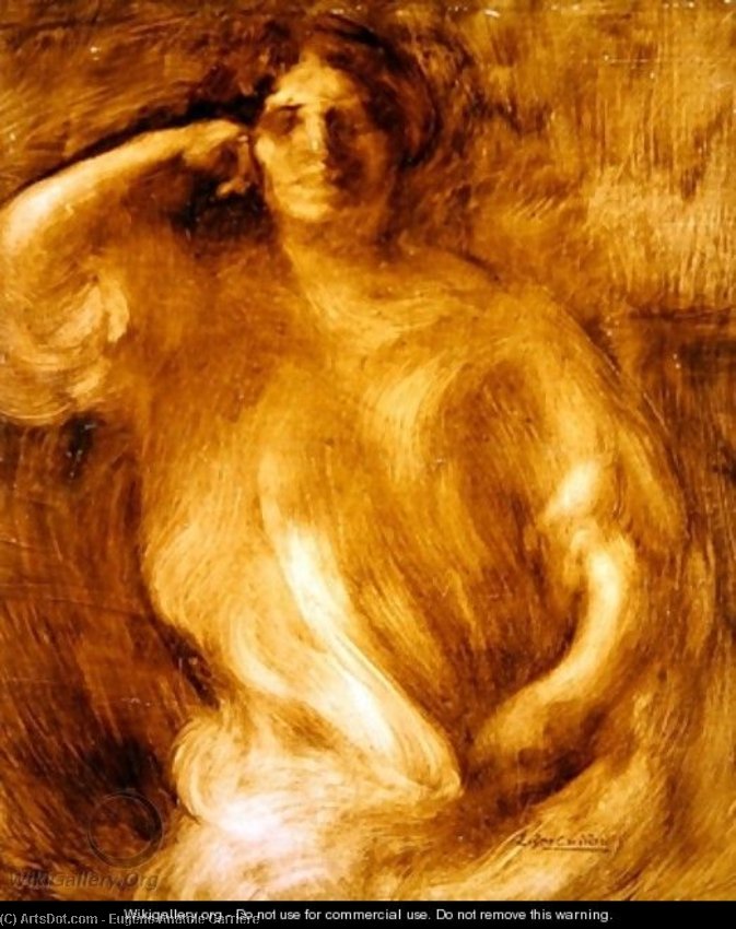 Portrait Of The Artist's Mother — ウジェーヌ・アナトール・カリエール