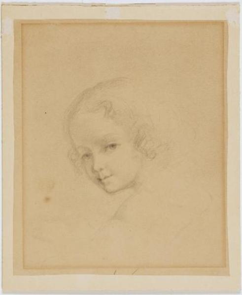 Head Of Little Girl — John La Farge