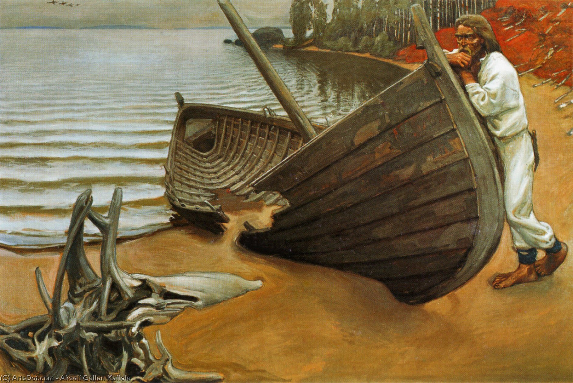 The Boat Lamentation — Akseli Gallen-kallela