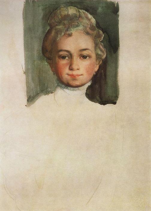 Portrait Of E. Vladimirskaya — Konstantin Andreevic Somov