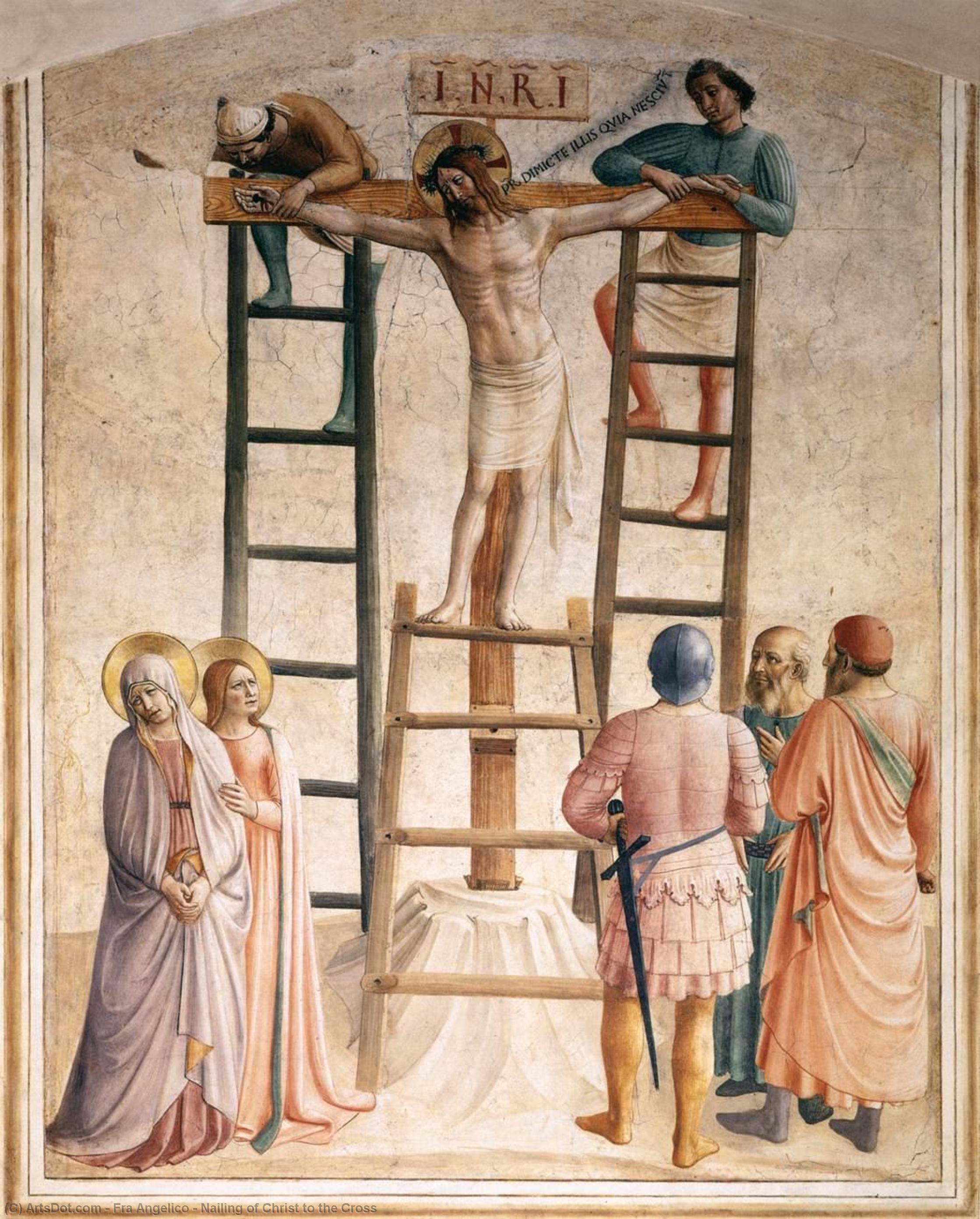 Die Nagelung Christi Am Kreuz — Fra Angelico