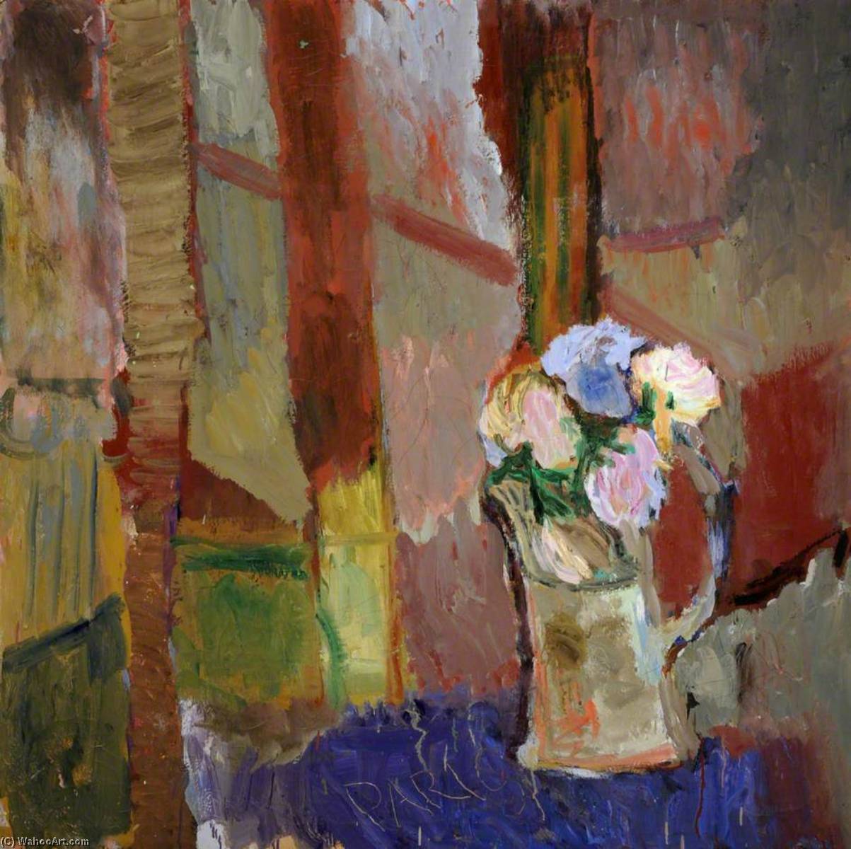 Still Life In Studio With Flowers — Carole Gibbons
