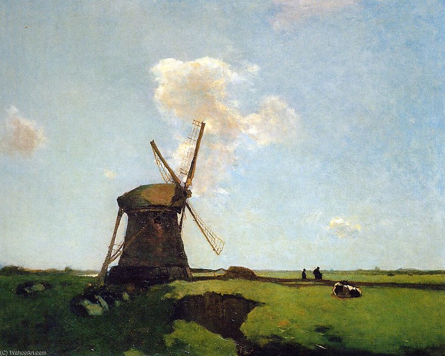 Polderlandscape — Johan Hendrik Weissenbruch