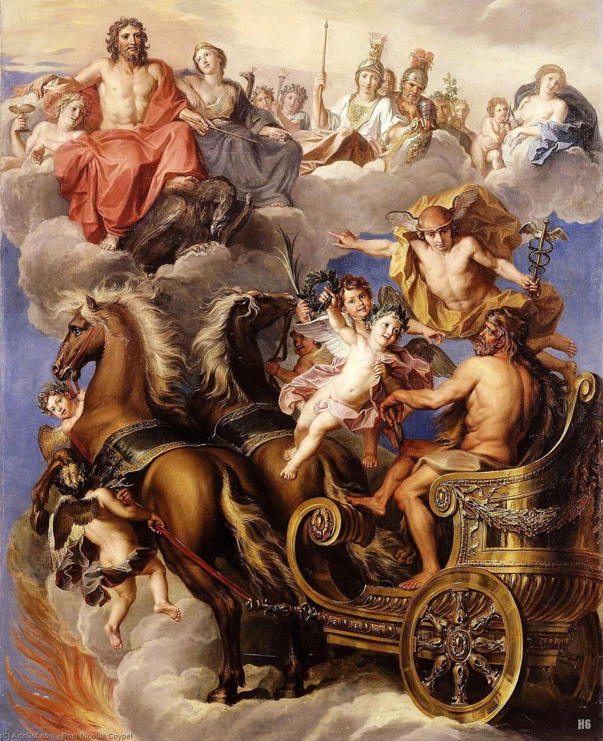 Story Of Hercules - The Apotheosis Of Hercules — Noel Nicolas Coypel
