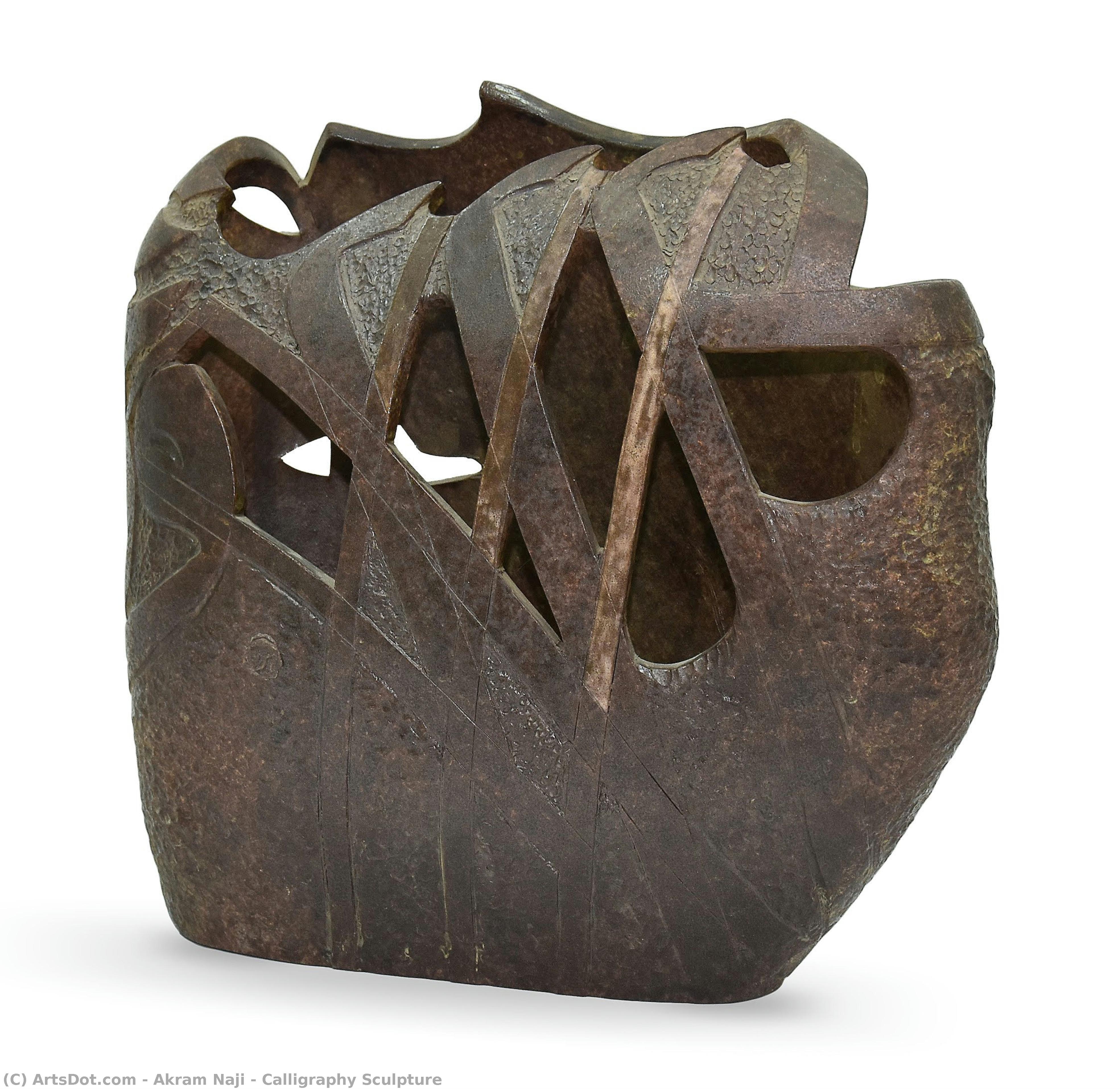 Calligraphy Sculpture — Akram Naji