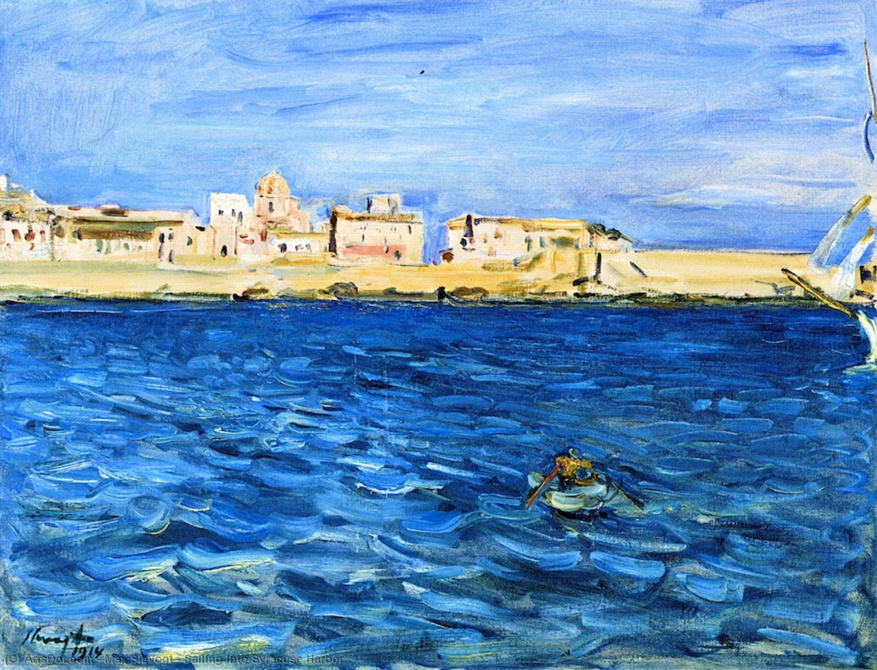 Sailing Into Syracuse Harbor — Макс Слевogt