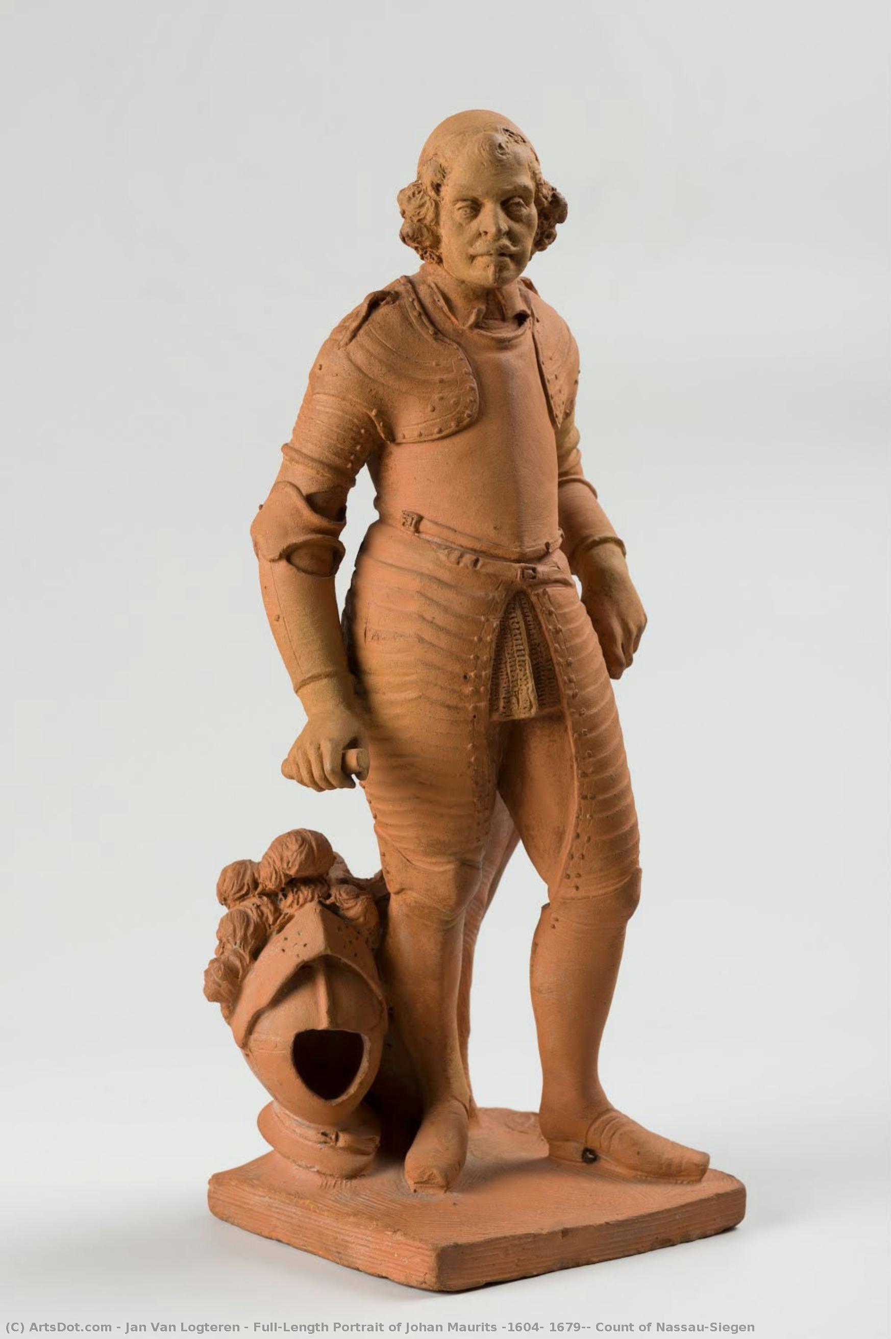 Full-length Portrait Of Johan Maurits (1604- 1679), Count Of Nassau-siegen — Jan Van Logteren