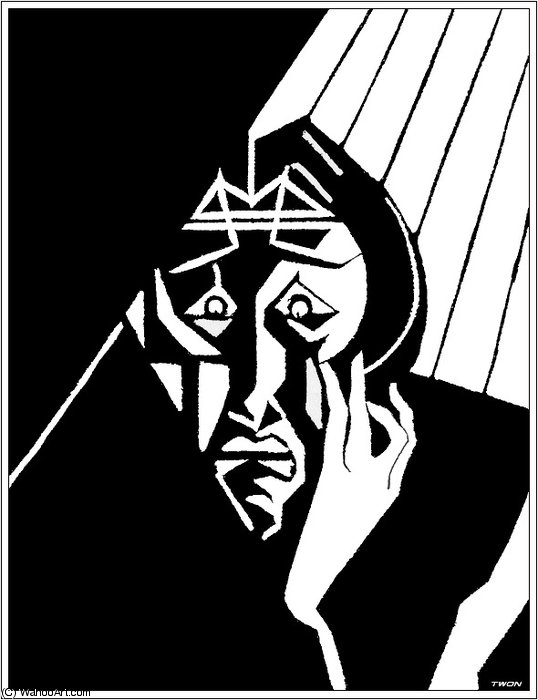 Of A Bearded Man — Maurits Cornelis Escher