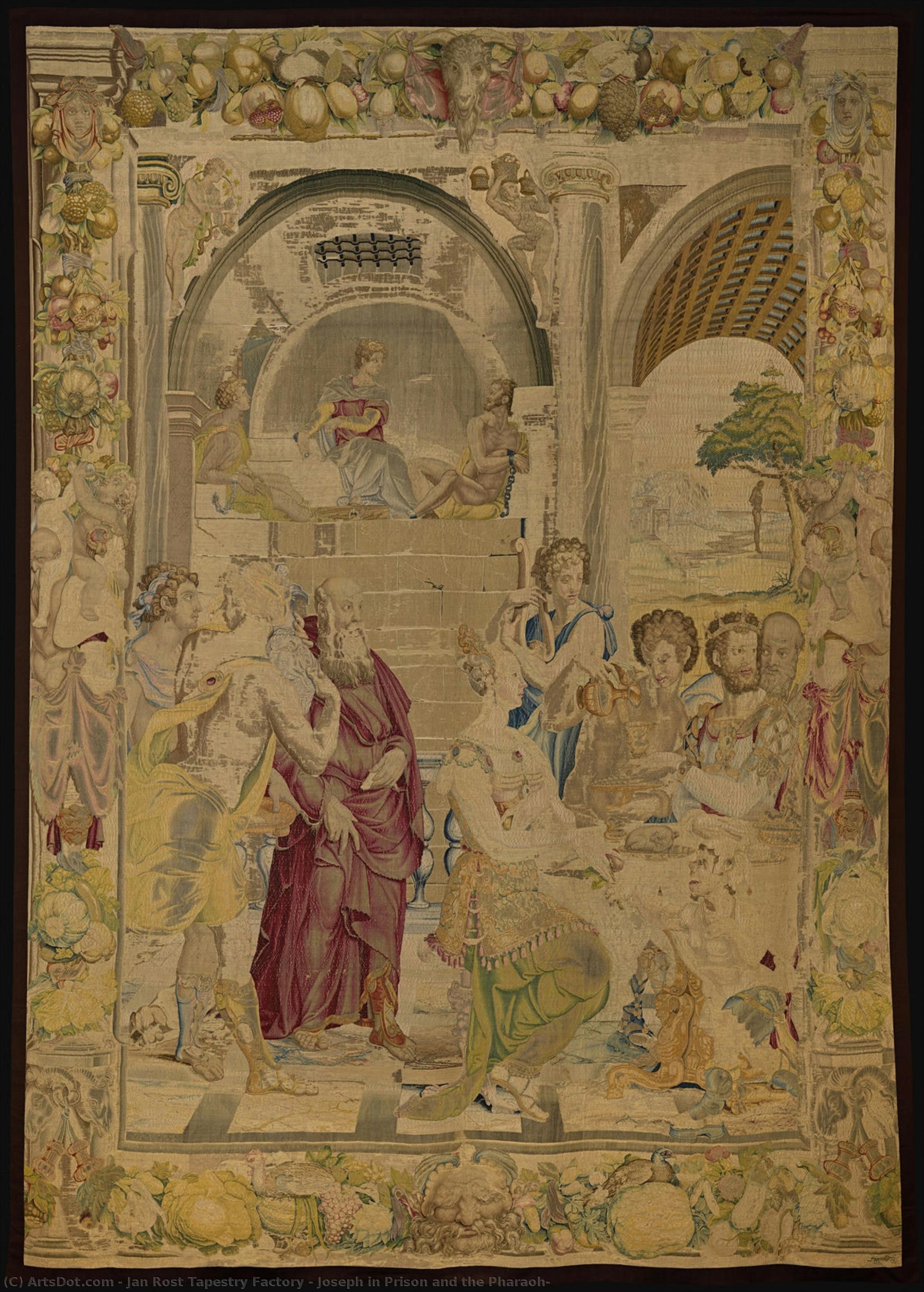 Joseph In Prison And The Pharaoh — Jan Rost Tapestry Factory
