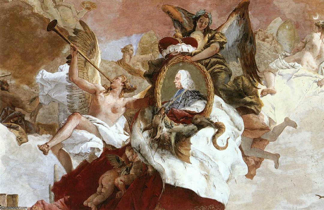Wurzburg Apollo And The Continents D - (9) — Giambattista Tiepolo