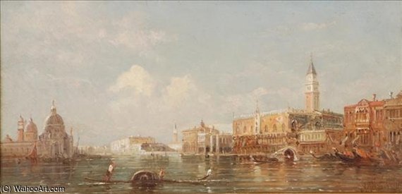 A View Of The Entrance To The Grand Canal — Alfred Pollentine