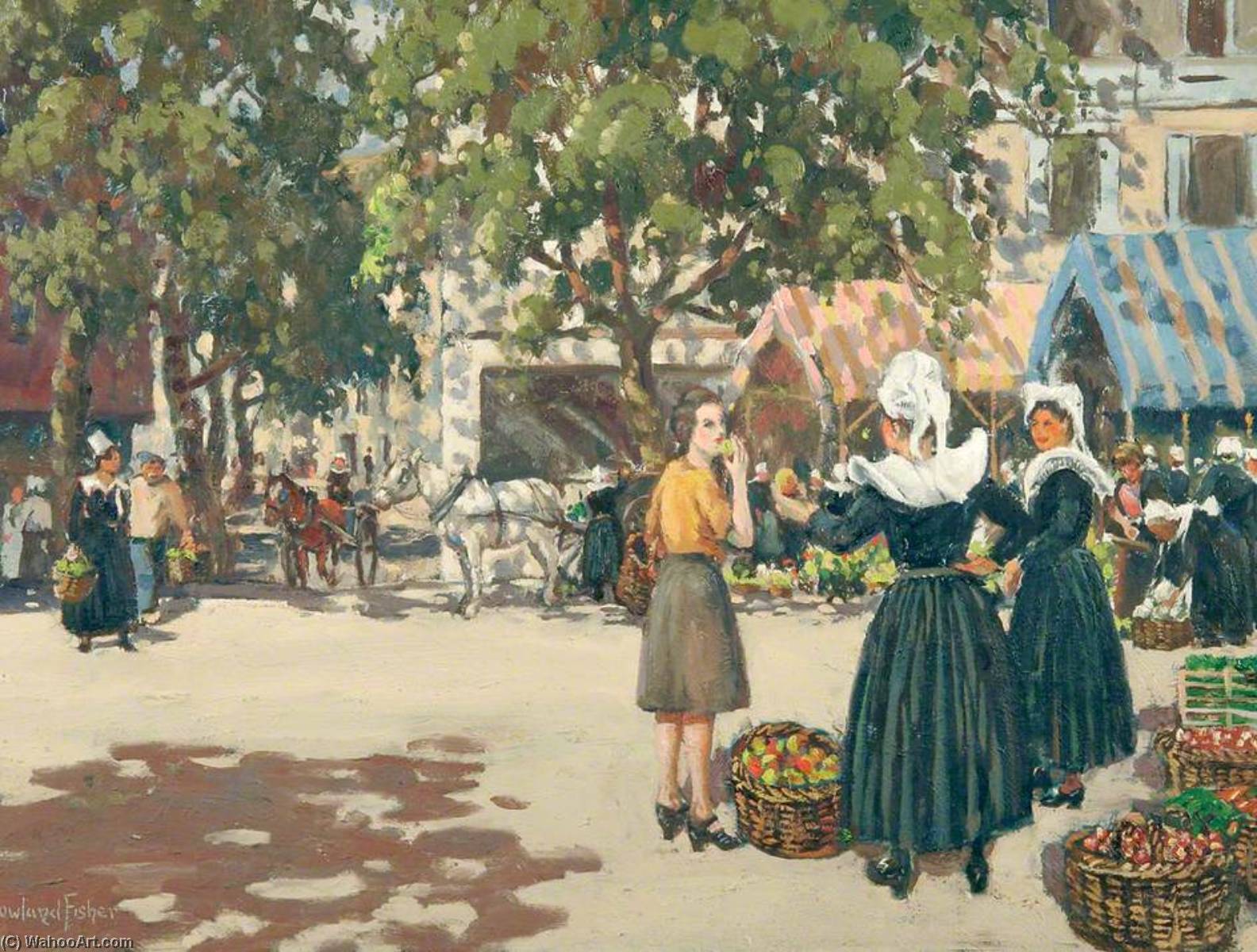 Market In Brittany, France — Rowland Fisher