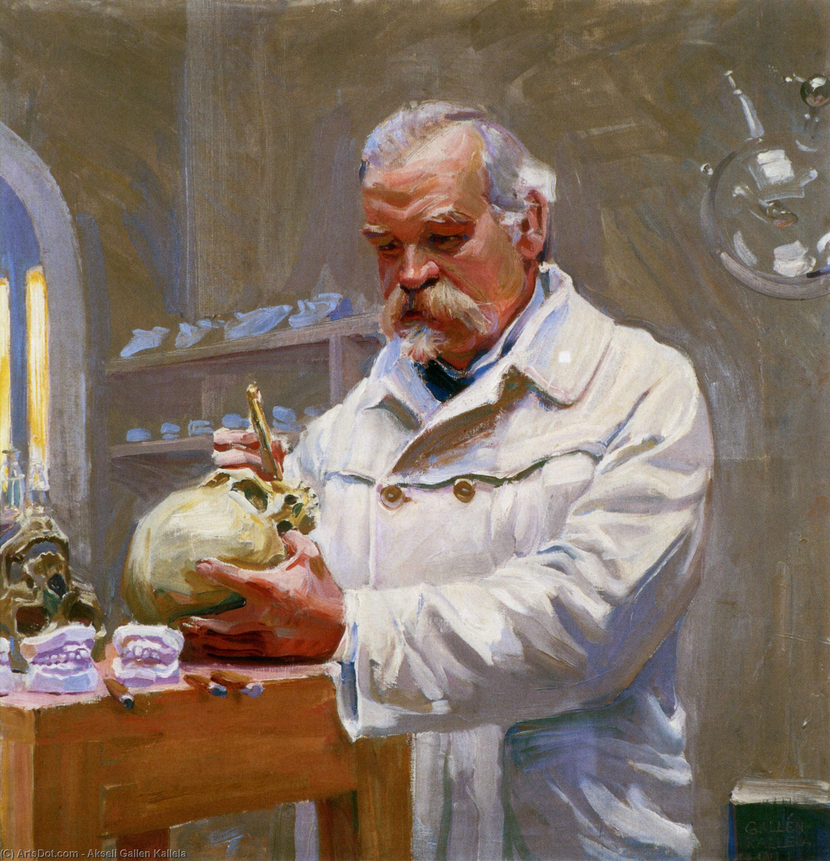 Portrait Of Matti Äyräpää — Akseli Gallen-kallela