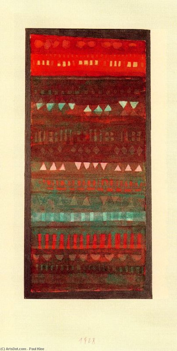 Small Structures In Layers — Пауль Клее