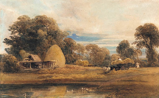 Harvesting, Probably On The Lincolnshire Cliff — Peter De Wint