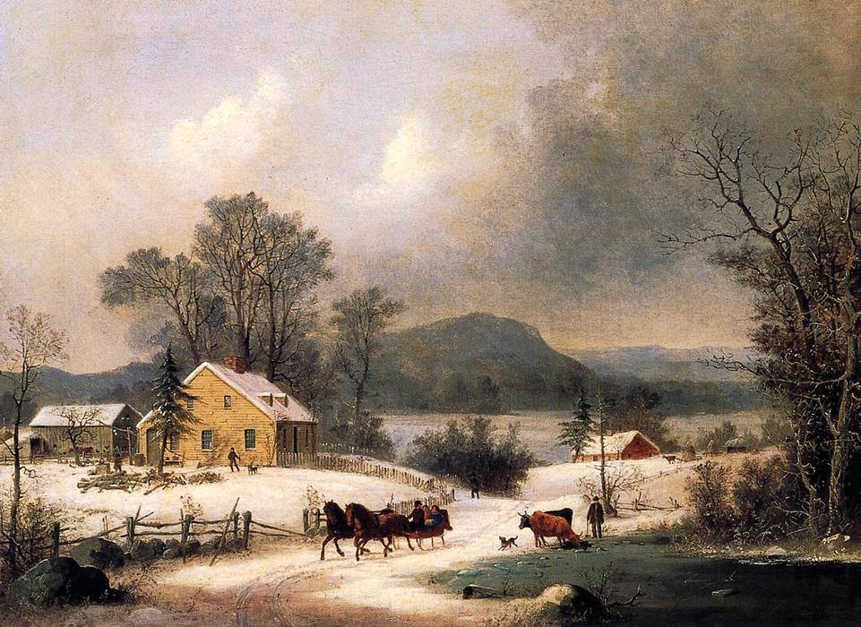 A Sleigh Ride In The Snow — Džordž Henri Dari