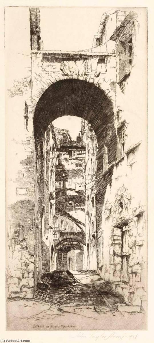 Street In Porto Maurizio — John Taylor Arms