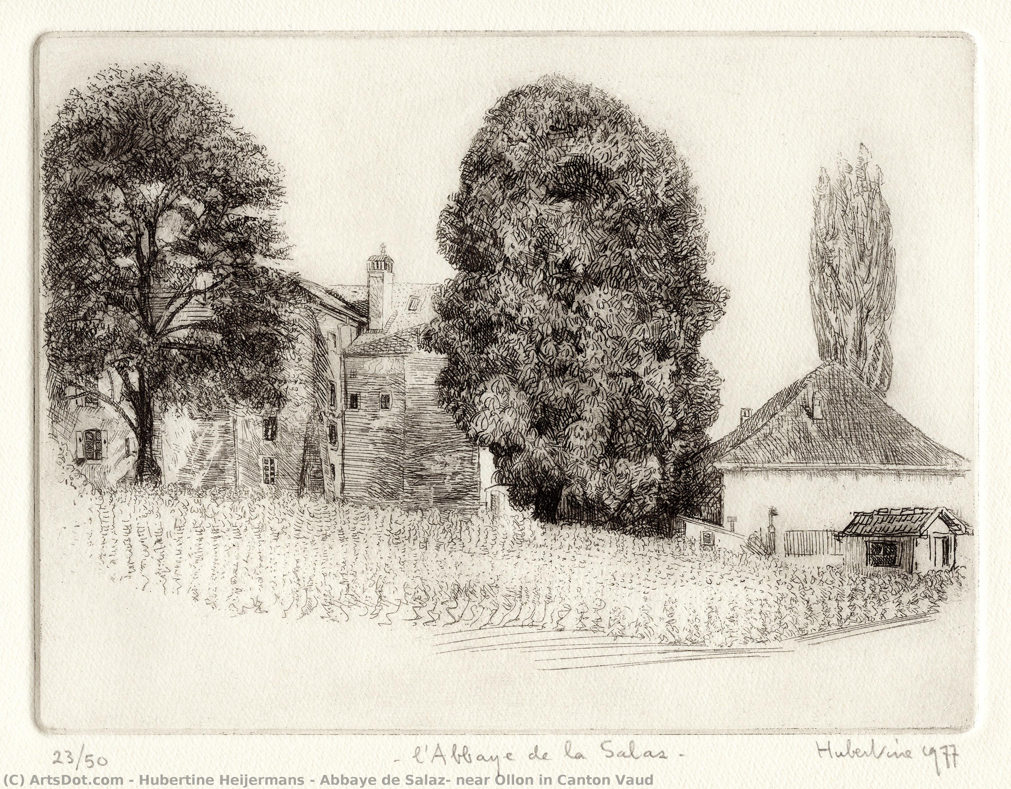 Abbaye De Salaz, Near Ollon In Canton Vaud — Hubertine Heijermans