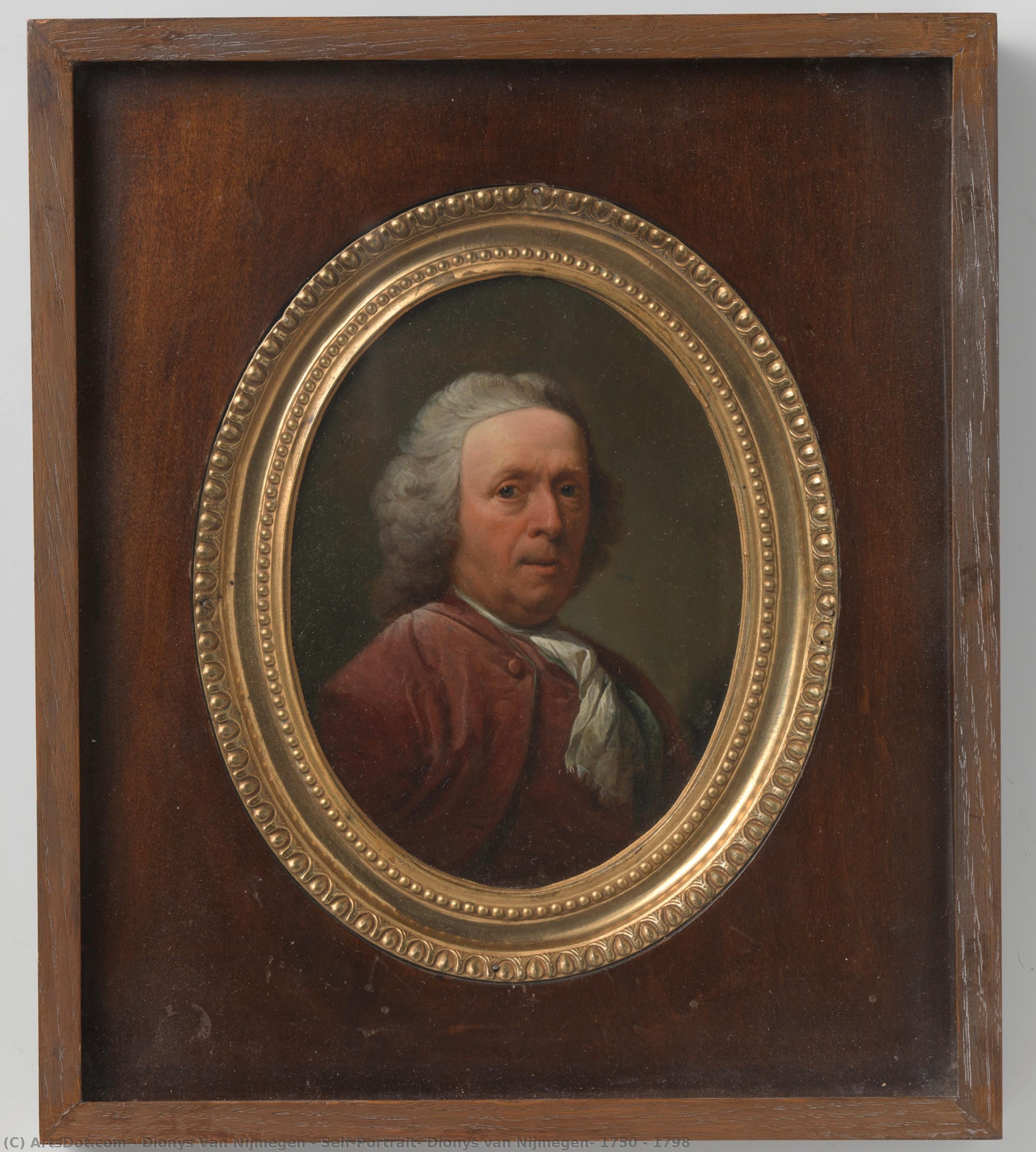 Self-portrait, Dionys Van Nijmegen, 1750 - 1798 — Dionys Van Nijmegen