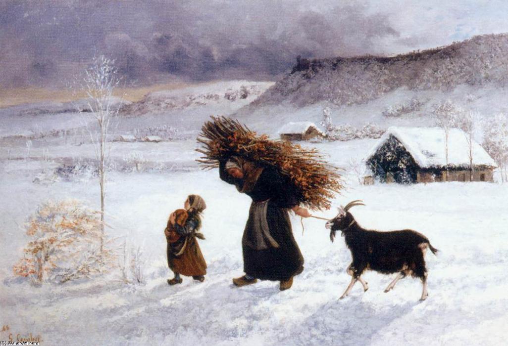 Poor Woman Of The Village — Gustave Courbet