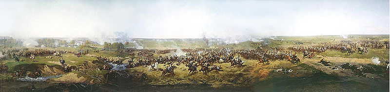 Panorama Of Moscow Battle - — François Flameng
