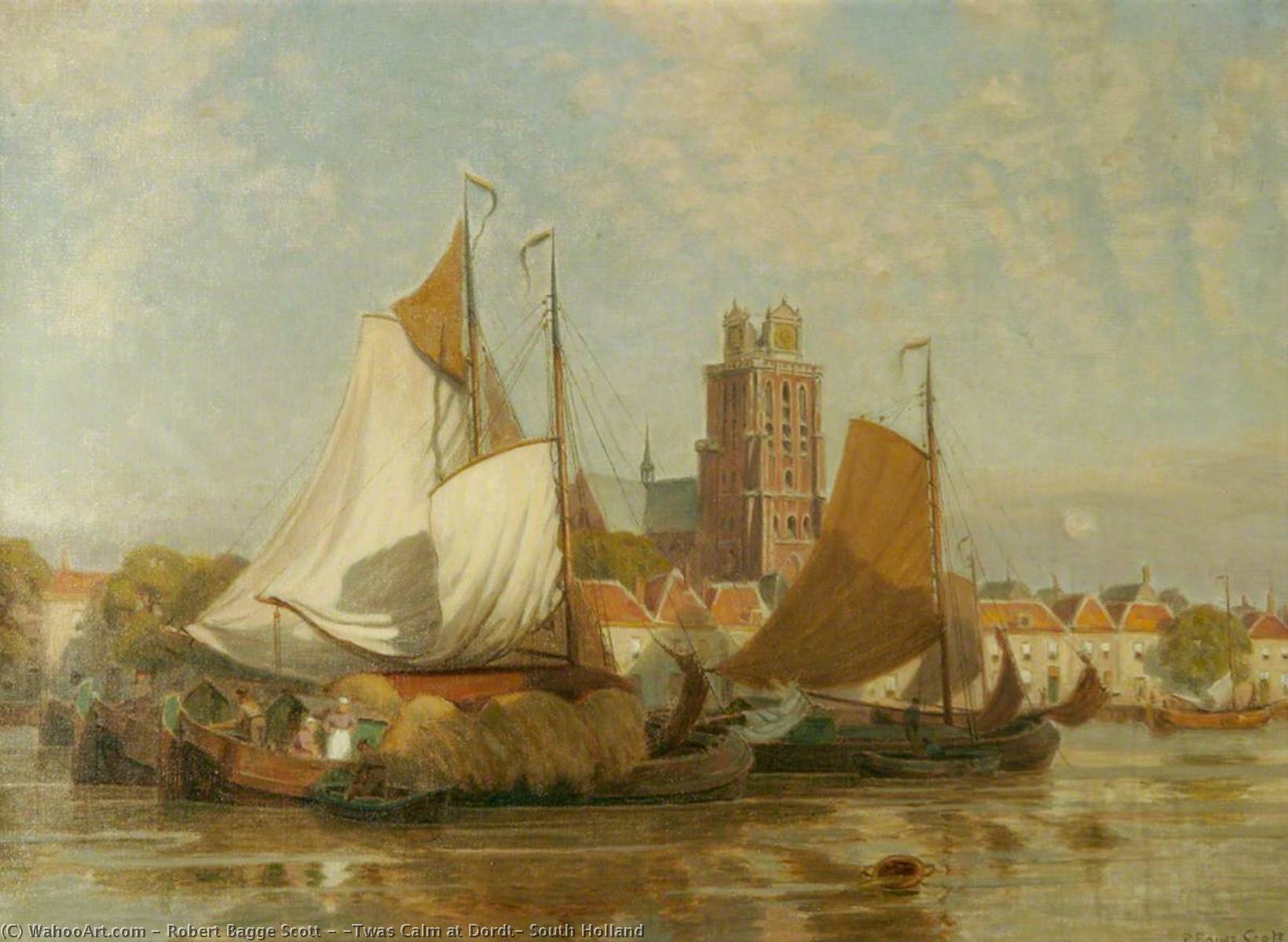 'twas Calm At Dordt, South Holland — Robert Bagge Scott