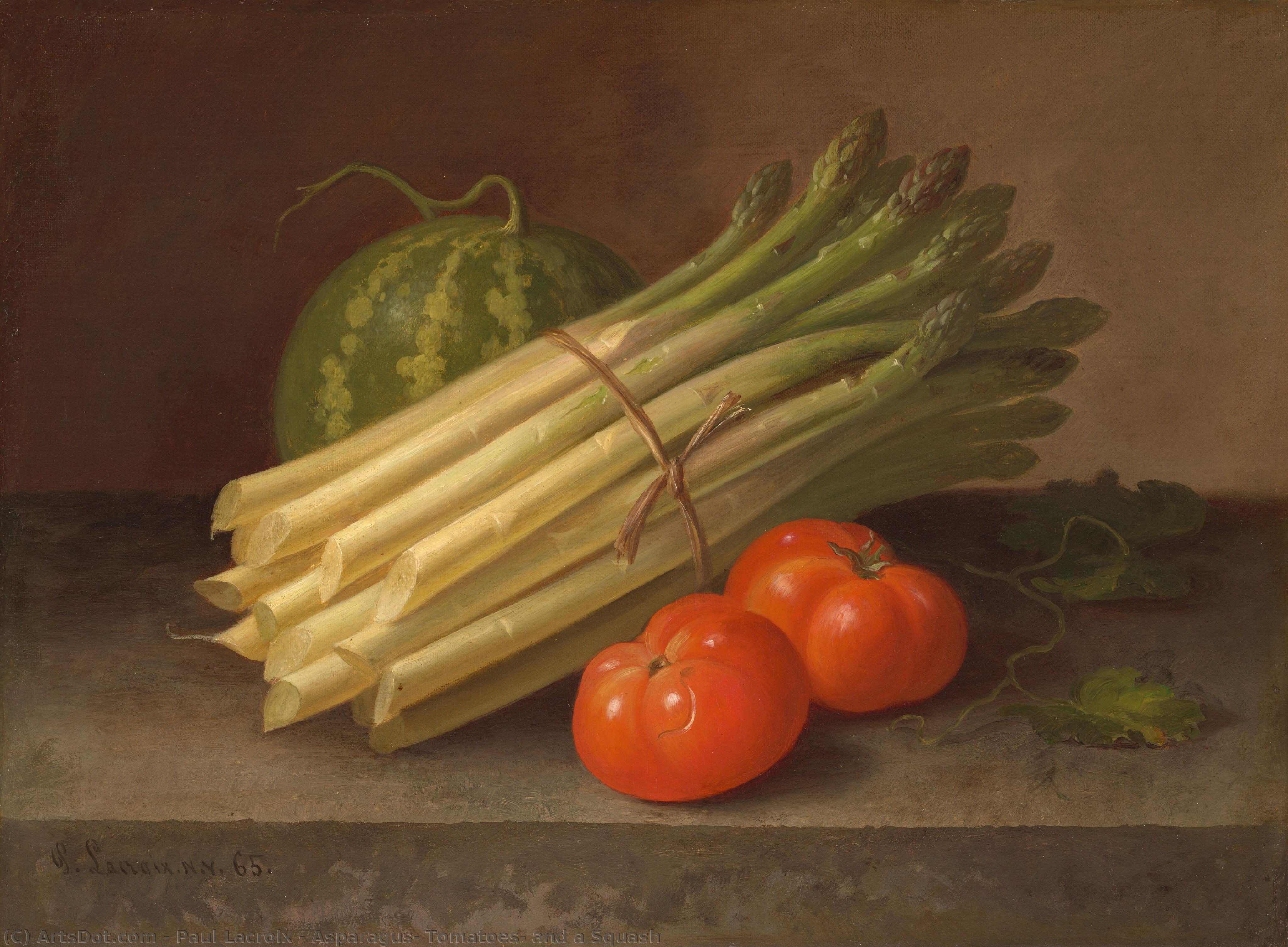 Asparagus, Tomatoes, And A Squash — Paul Lacroix