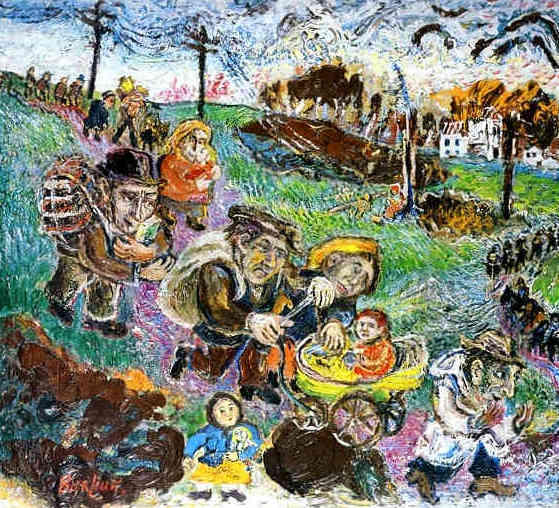 Refugees (the Horrors Of The War) — David Davidovich Burliuk
