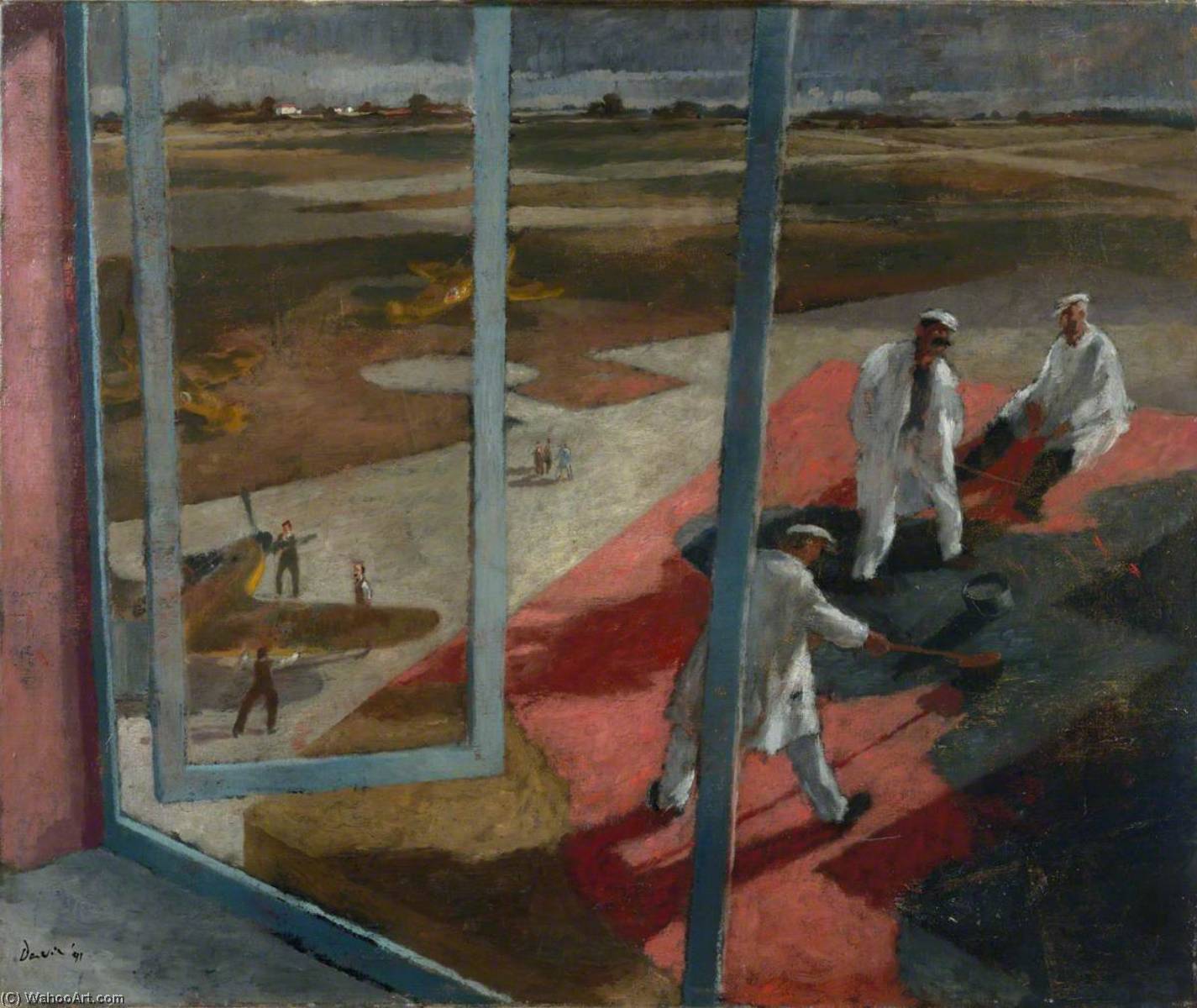 Camouflaging A New Flight Shed — Robin Darwin
