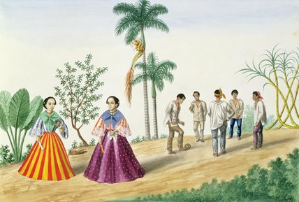 Filipinos Playing Football — Jose Honorato Lozano