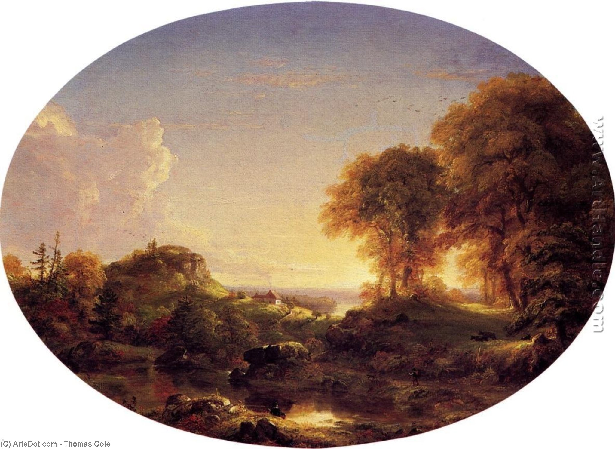 Catskill Landscape — Томас Коул