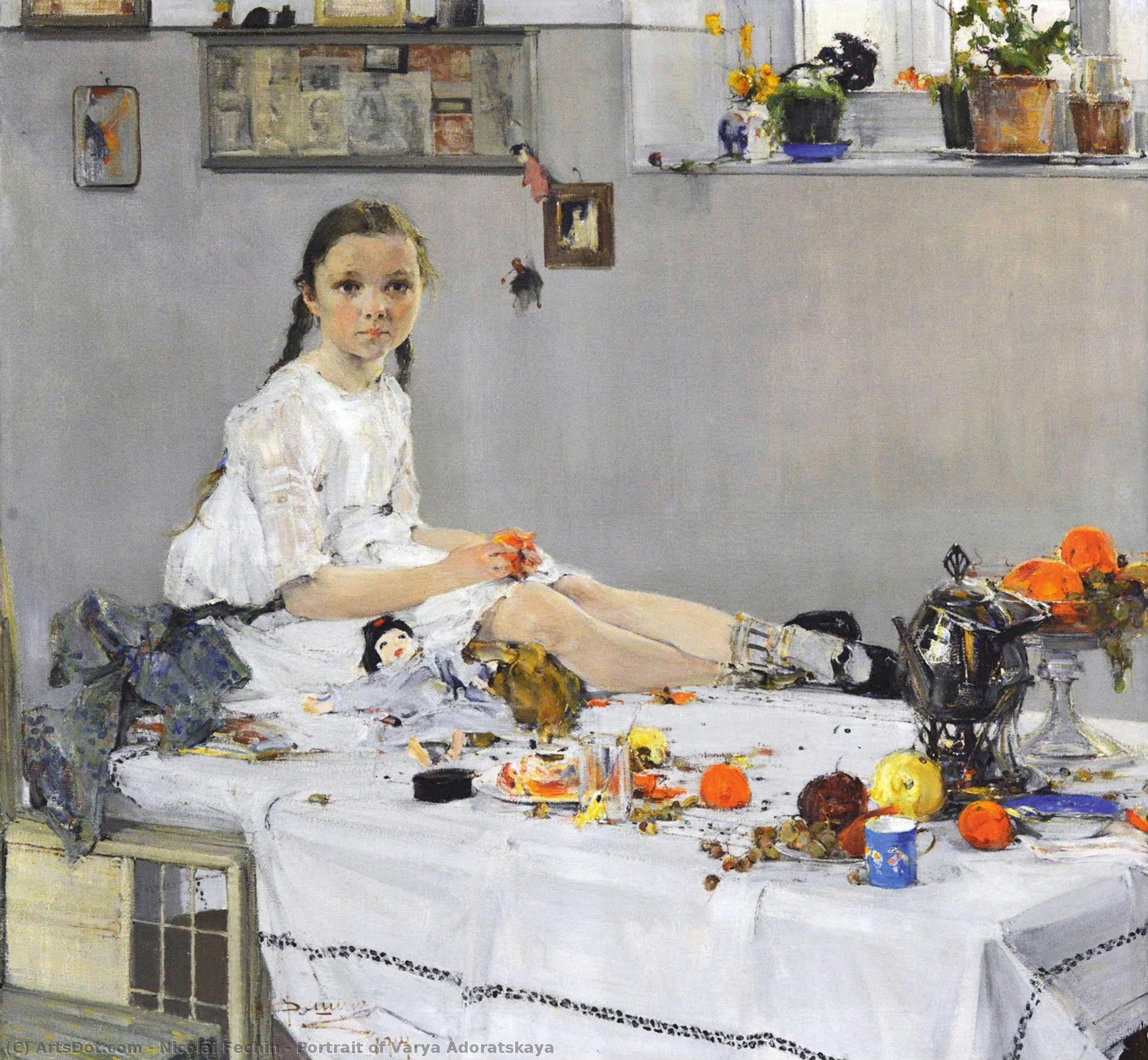 Portrait Of Varya Adoratskaya — Nicolai Fechin