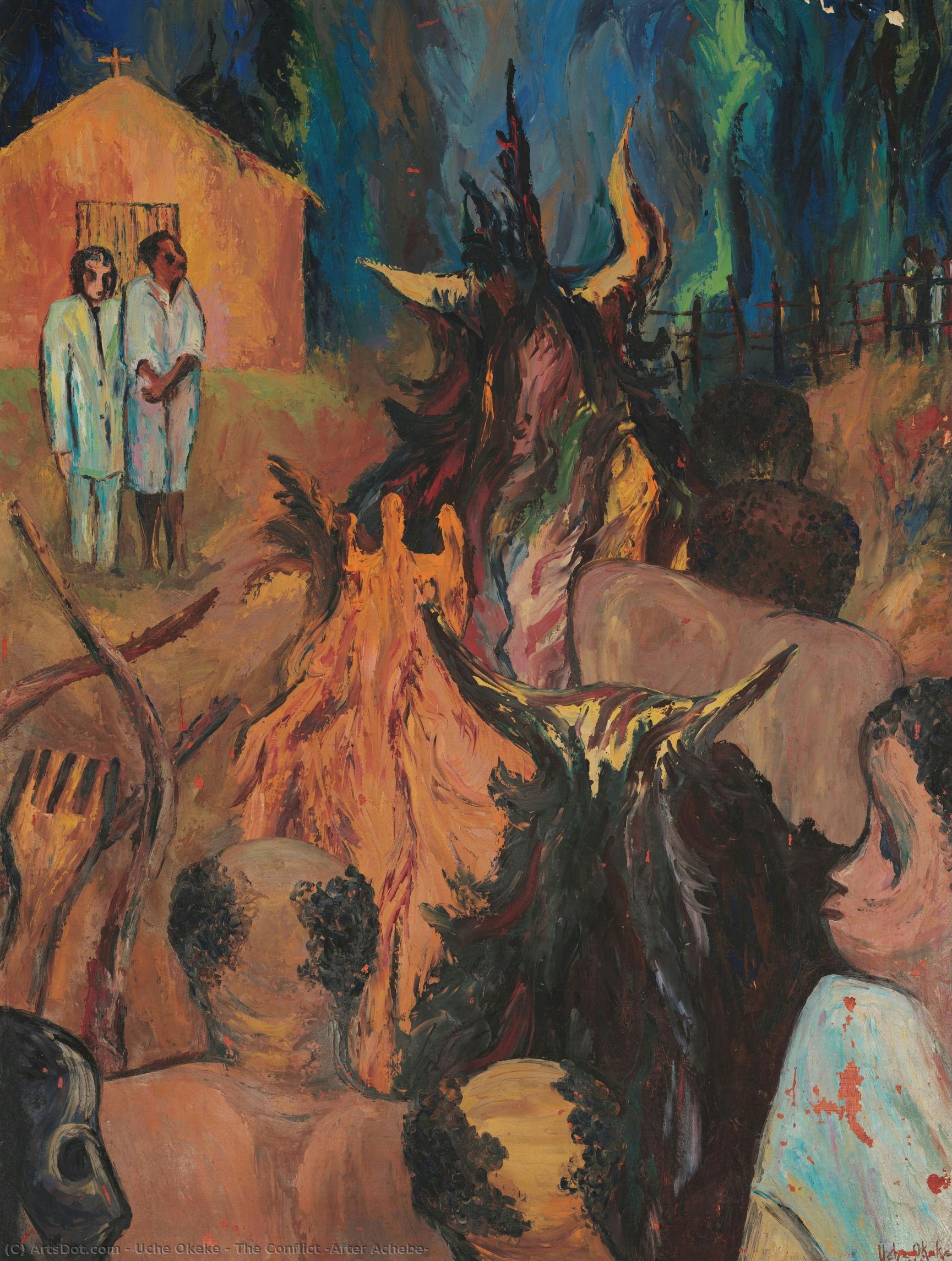The Conflict (after Achebe) — Uche Okeke