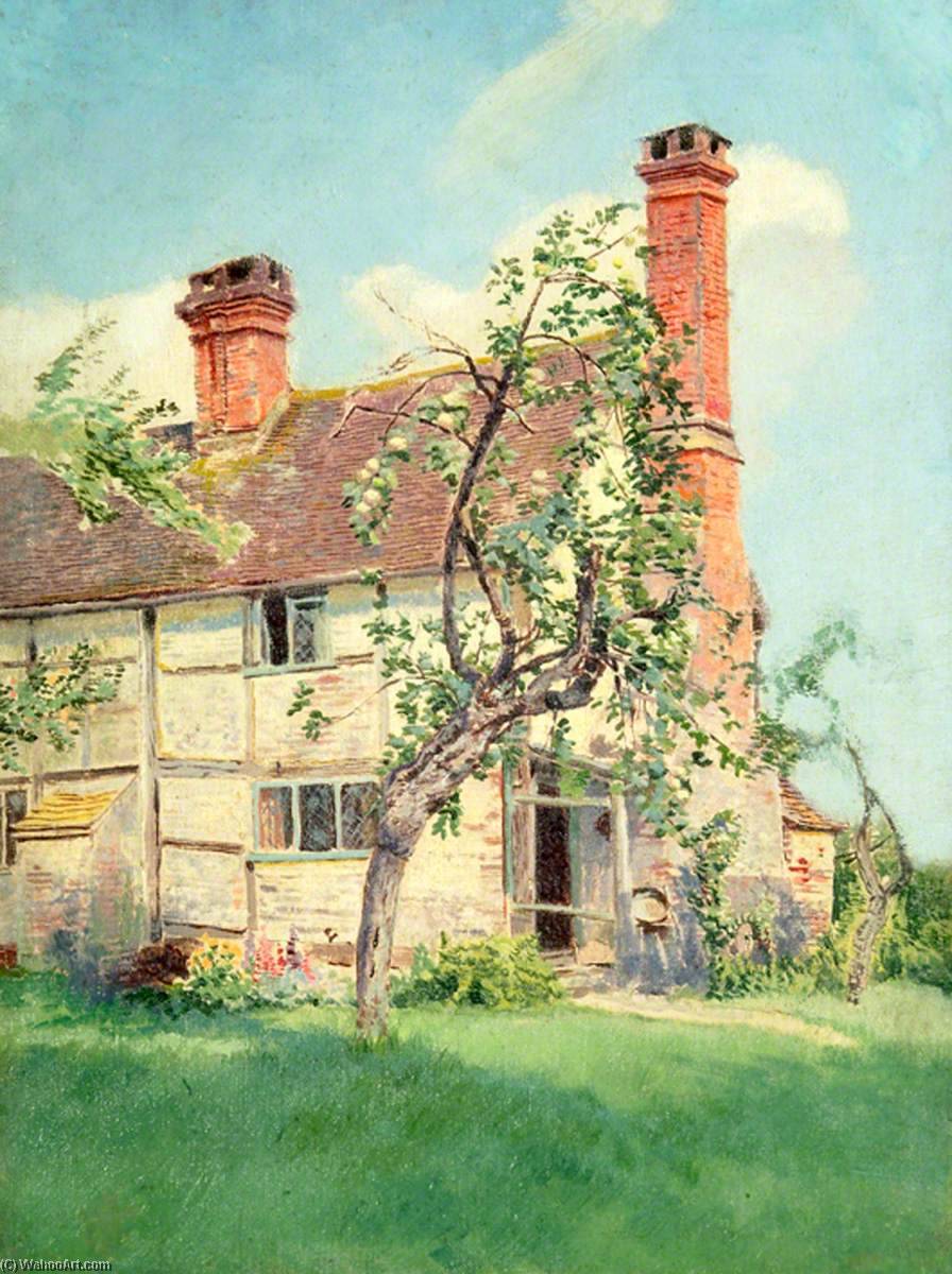 Exterior View Of Cottage At Mayes Green, Surrey — Ernest C. Kristi